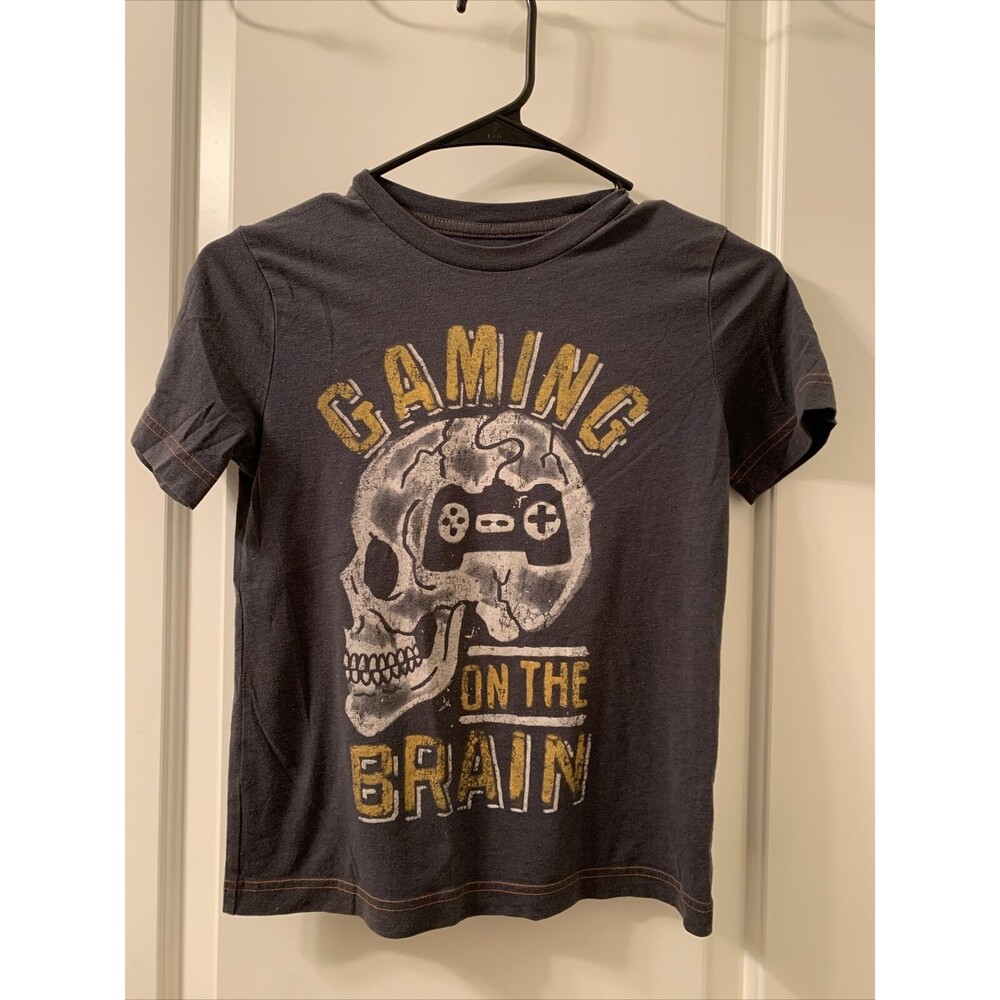Arizona Video Gaming On The Brain Boys Size S T-Shirt Xbox GAMER Controller